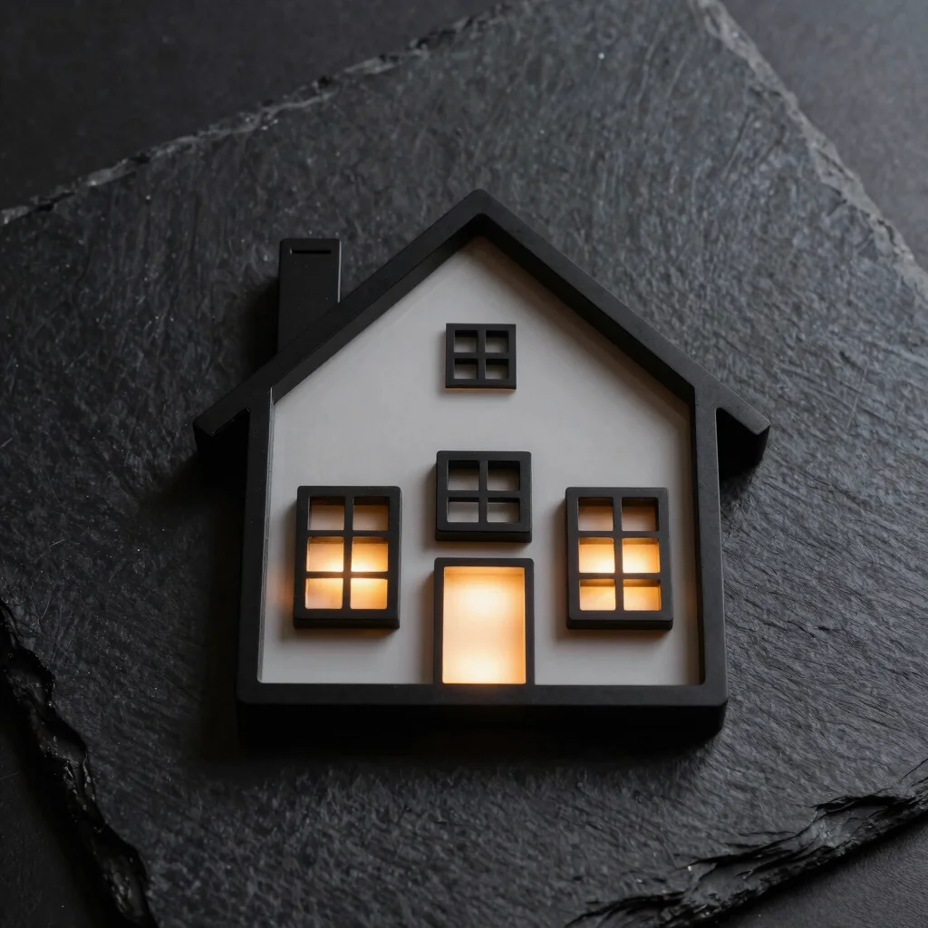 Aura Glow 3D Acrylic LED House Nameplate